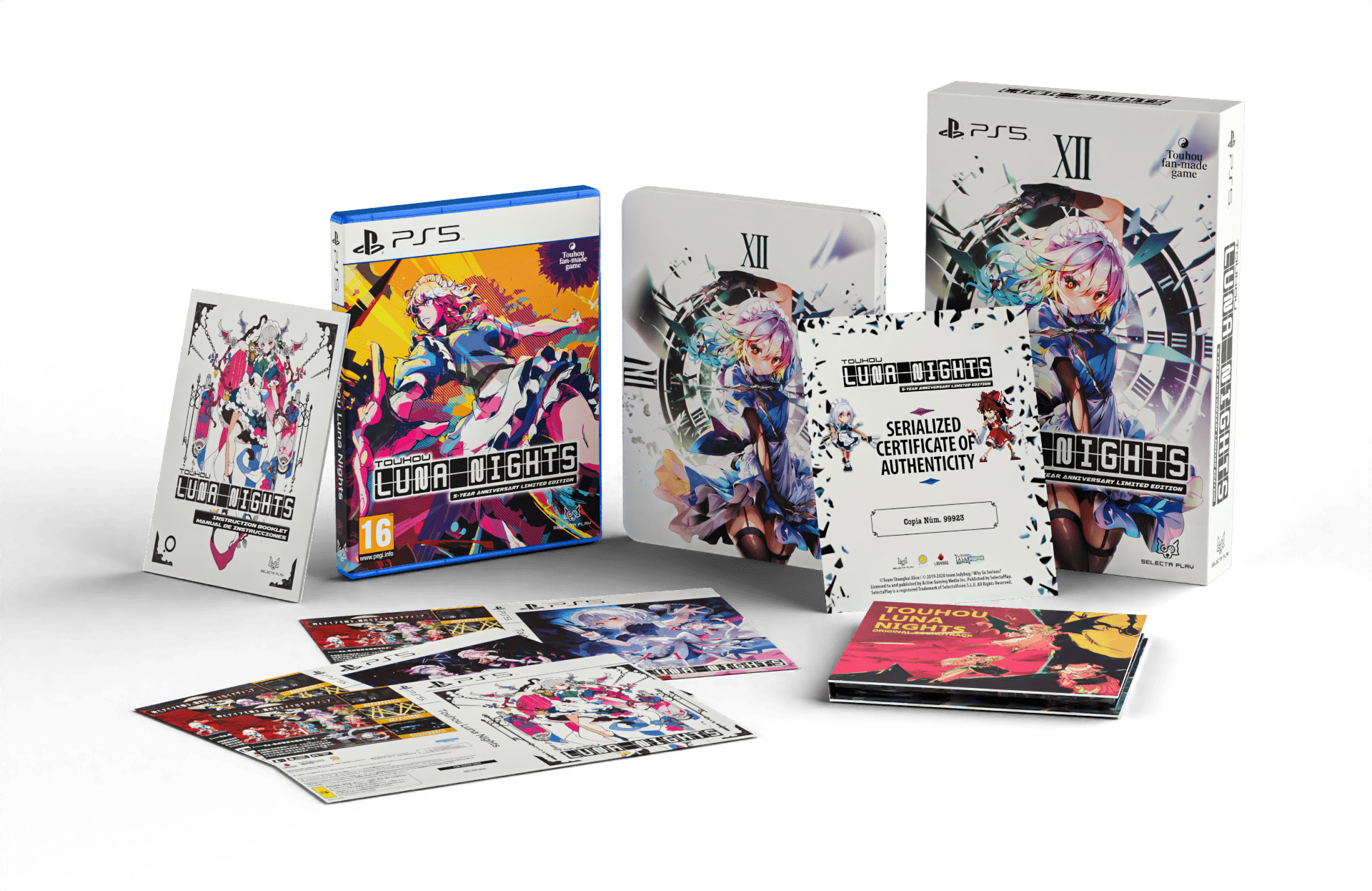 Touhou Luna Nights 5 Year Anniversary Limited Edition PS5 - Jeux Vidéo Physique - SELECTA PLAY - Shop Just for Games