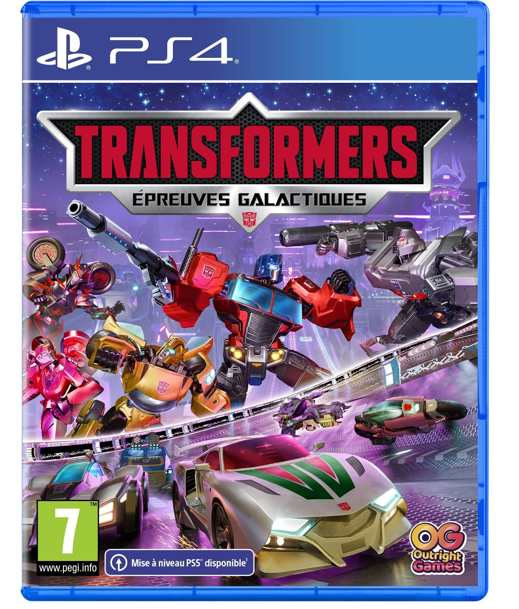 Transformers : Épreuves Galactiques PS4 - Jeux Vidéo Physique - Outright Games - Shop Just for Games