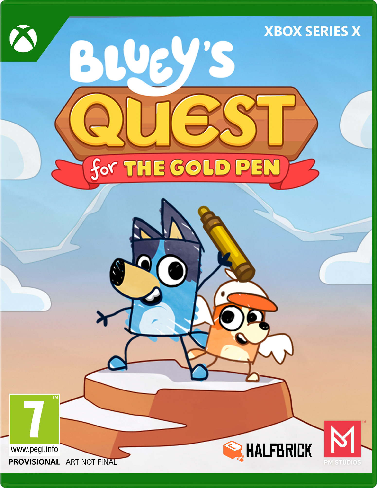 Bluey's Quest for the Gold Pen Xbox Series X