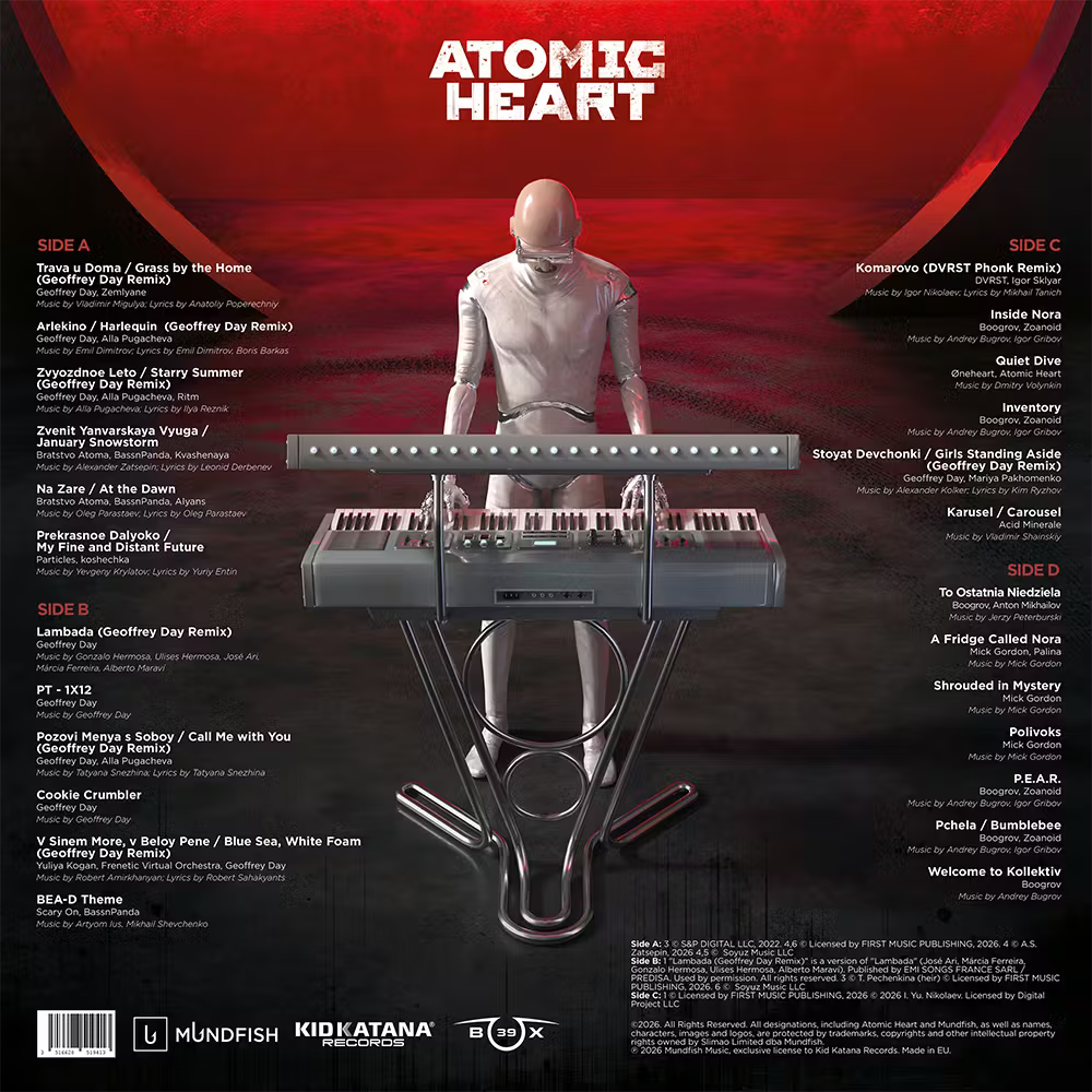 Atomic Heart Original Game Soundtrack Vinyle 2LP