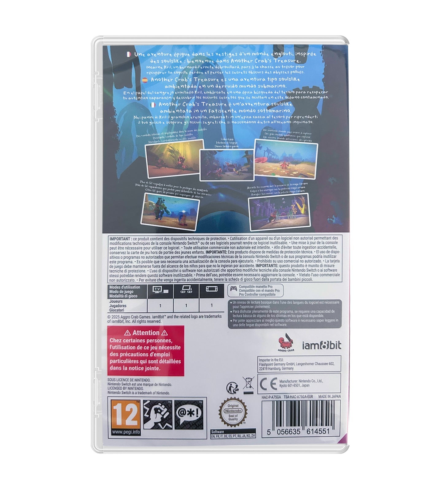 Another Crab’s Treasure Nintendo Switch - Jeux Vidéo Physique - UIE - Shop Just for Games