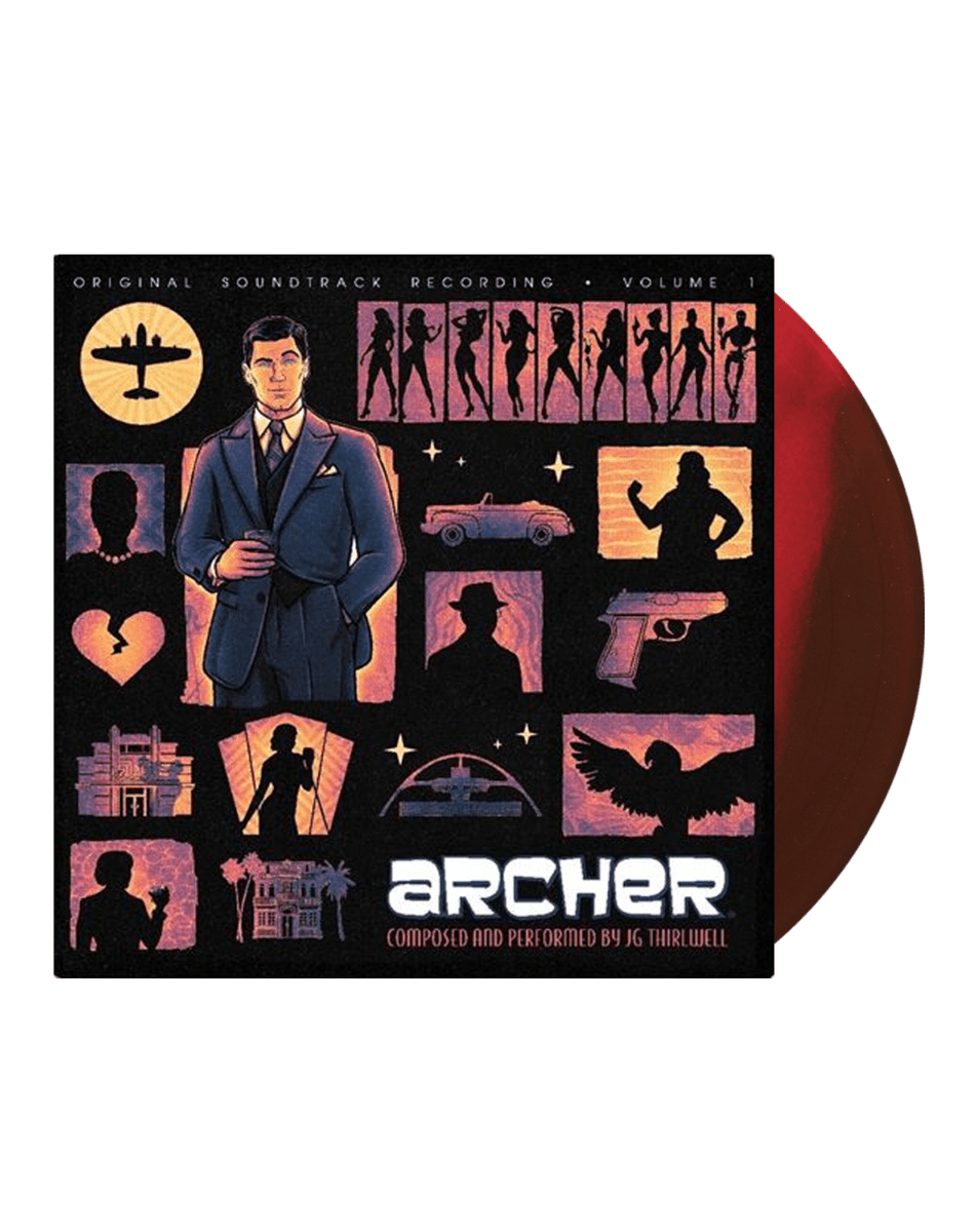 Archer Vinyle - 1LP - Vinyles - iam8bit - Shop Just for Games