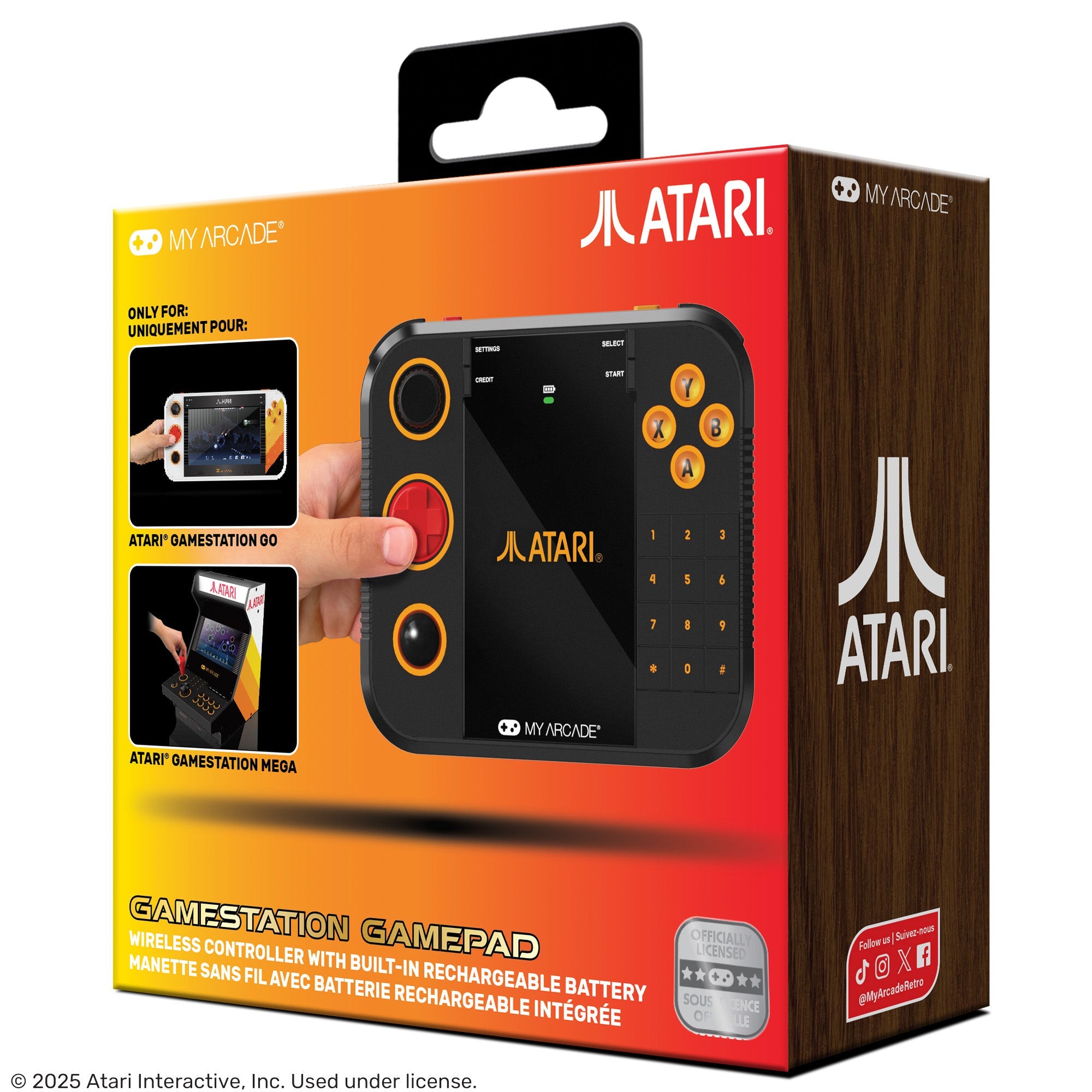 Atari Gamestation Gamepad - Manette sans fil - Manettes - My Arcade - Shop Just for Games