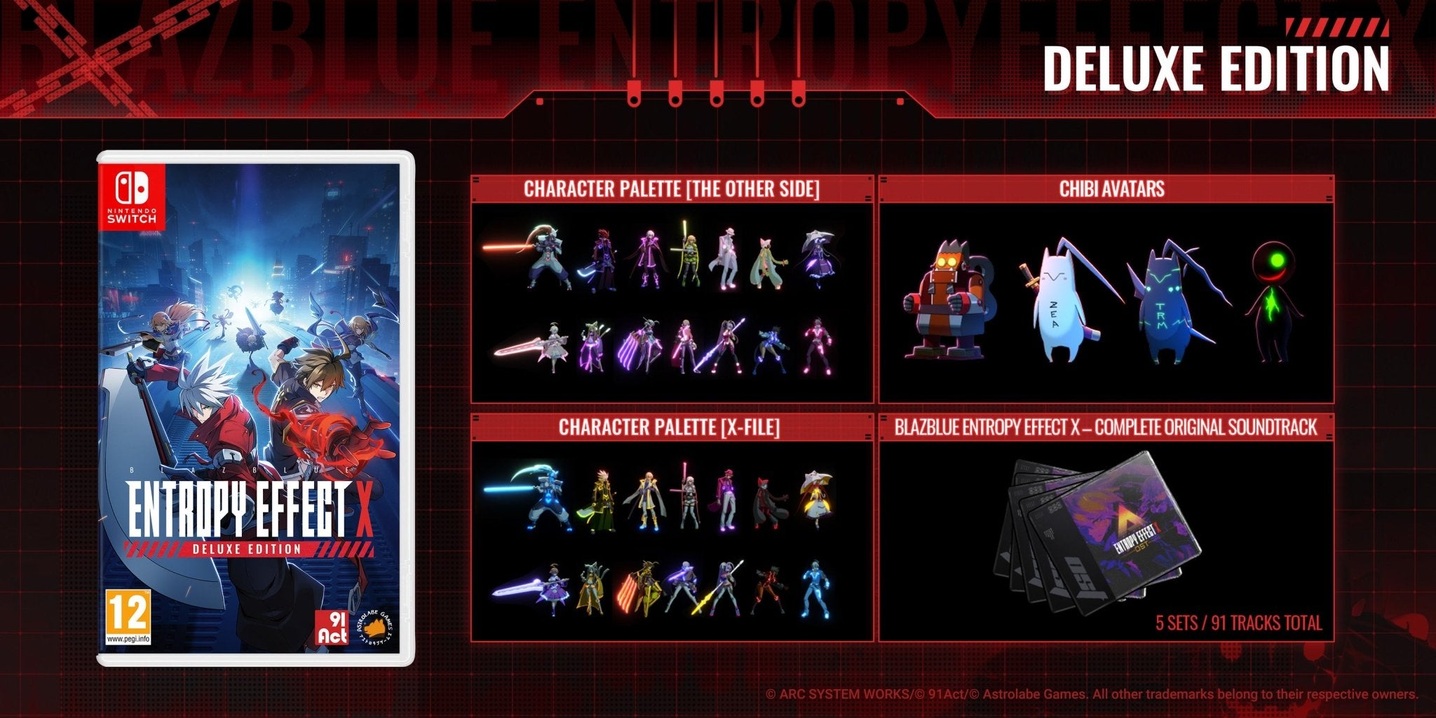 Blazblue Entropy Effect X Deluxe Edition Nintendo Switch - Jeux Vidéo Physique - UIE - Shop Just for Games