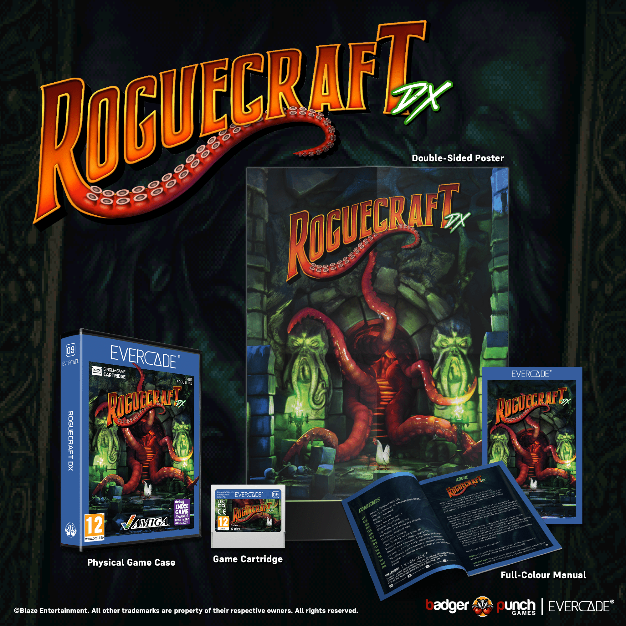 Blaze Evercade - Roguecraft DX - Cartouche Evercade n°09 "Home Computer" - Jeux Rétro - Evercade - Shop Just for Games