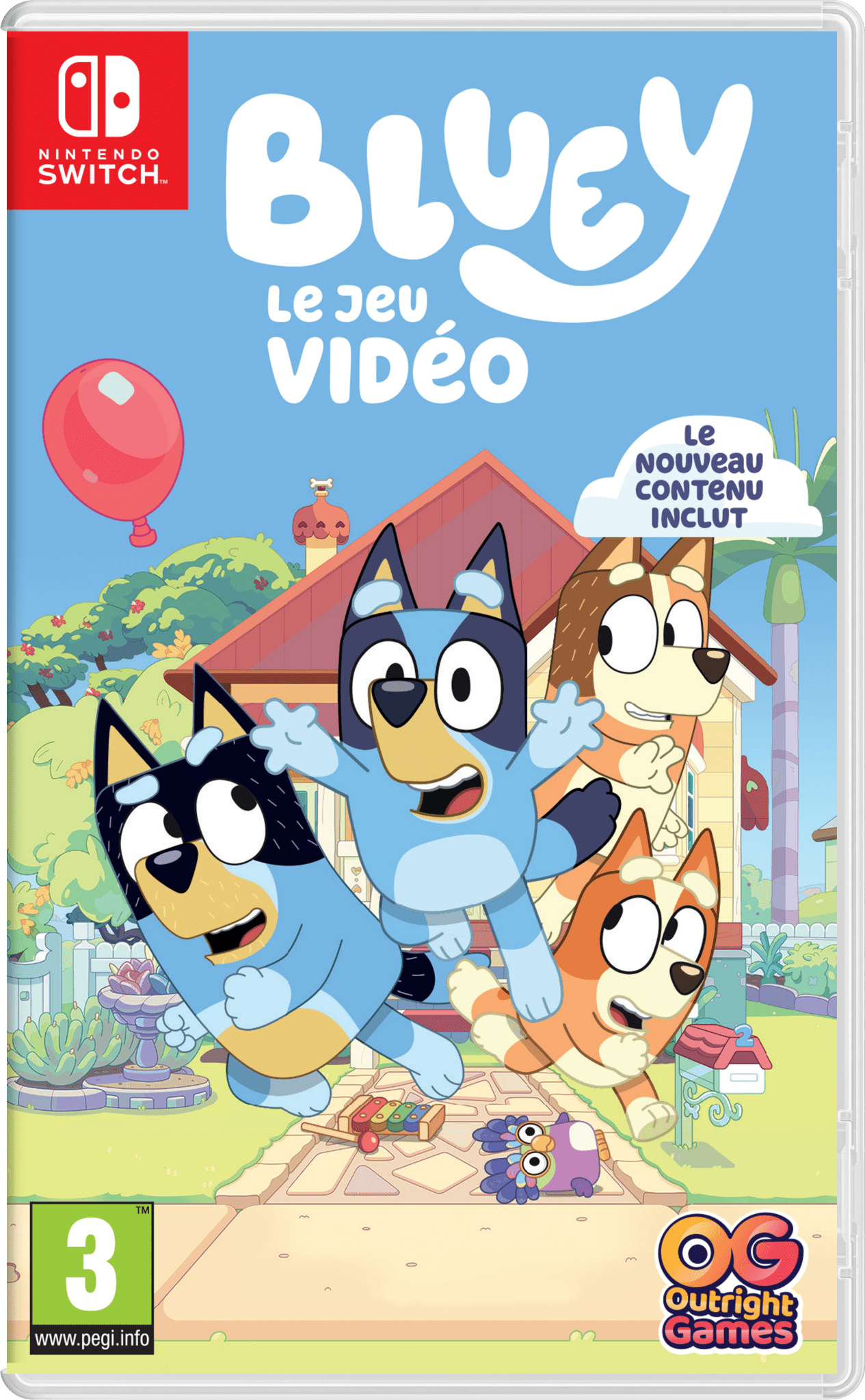 Bluey Nintendo SWITCH - Jeux Vidéo Physique - Outright Games - Shop Just for Games