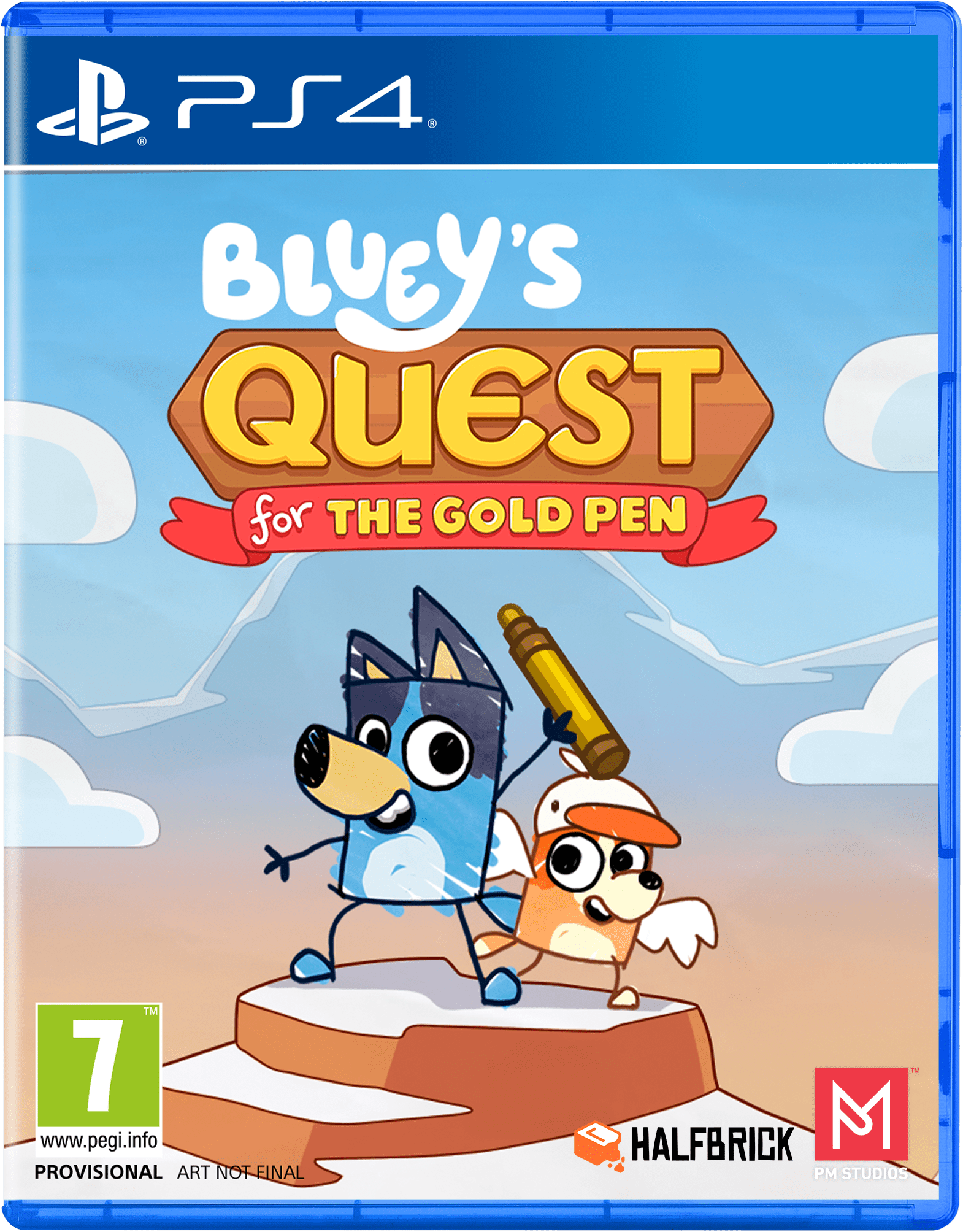 Bluey's Quest for the Gold Pen PS4 - Jeux Vidéo Physique - UIE - Shop Just for Games