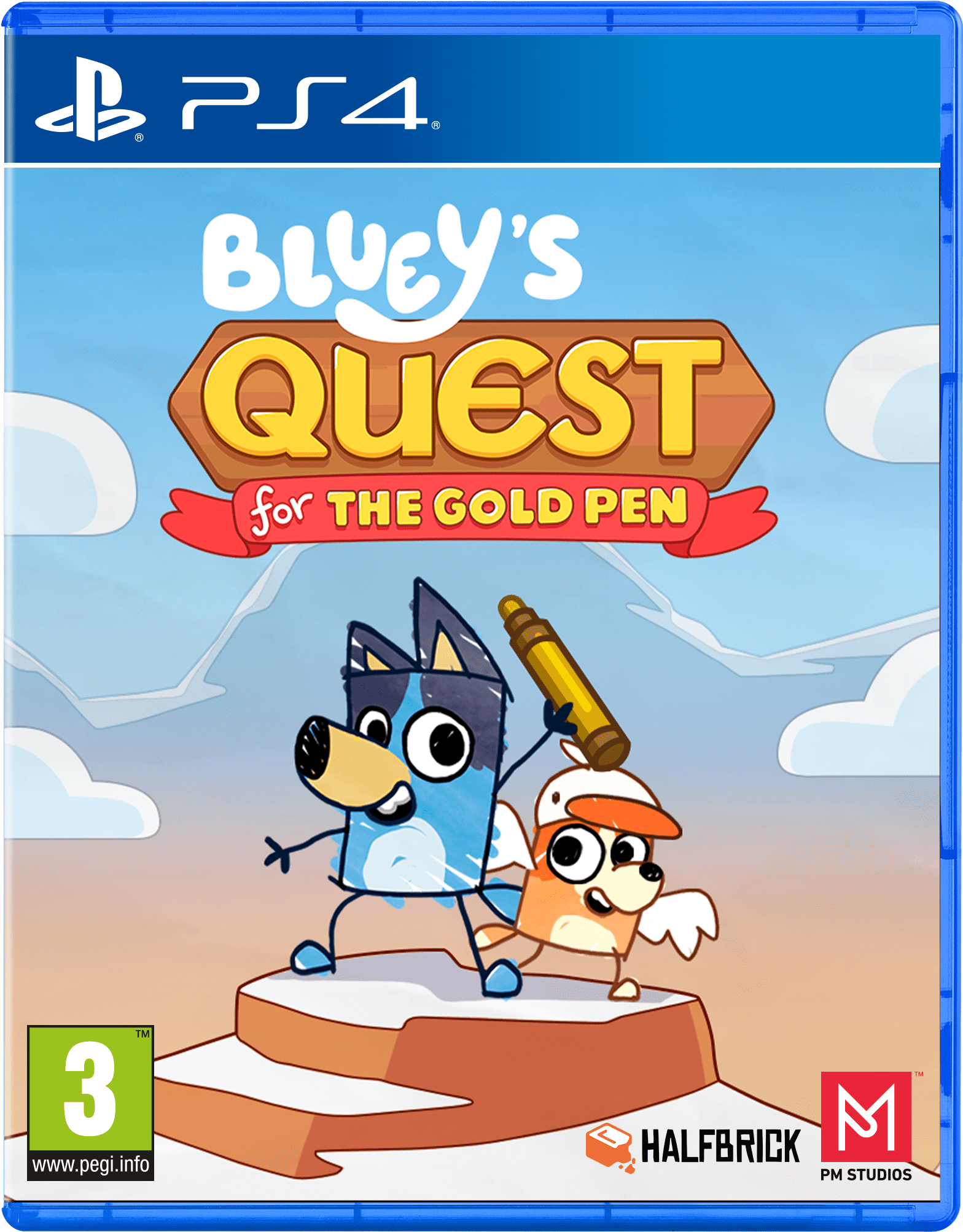 Bluey's Quest for the Gold Pen PS4 - Jeux Vidéo Physique - UIE - Shop Just for Games