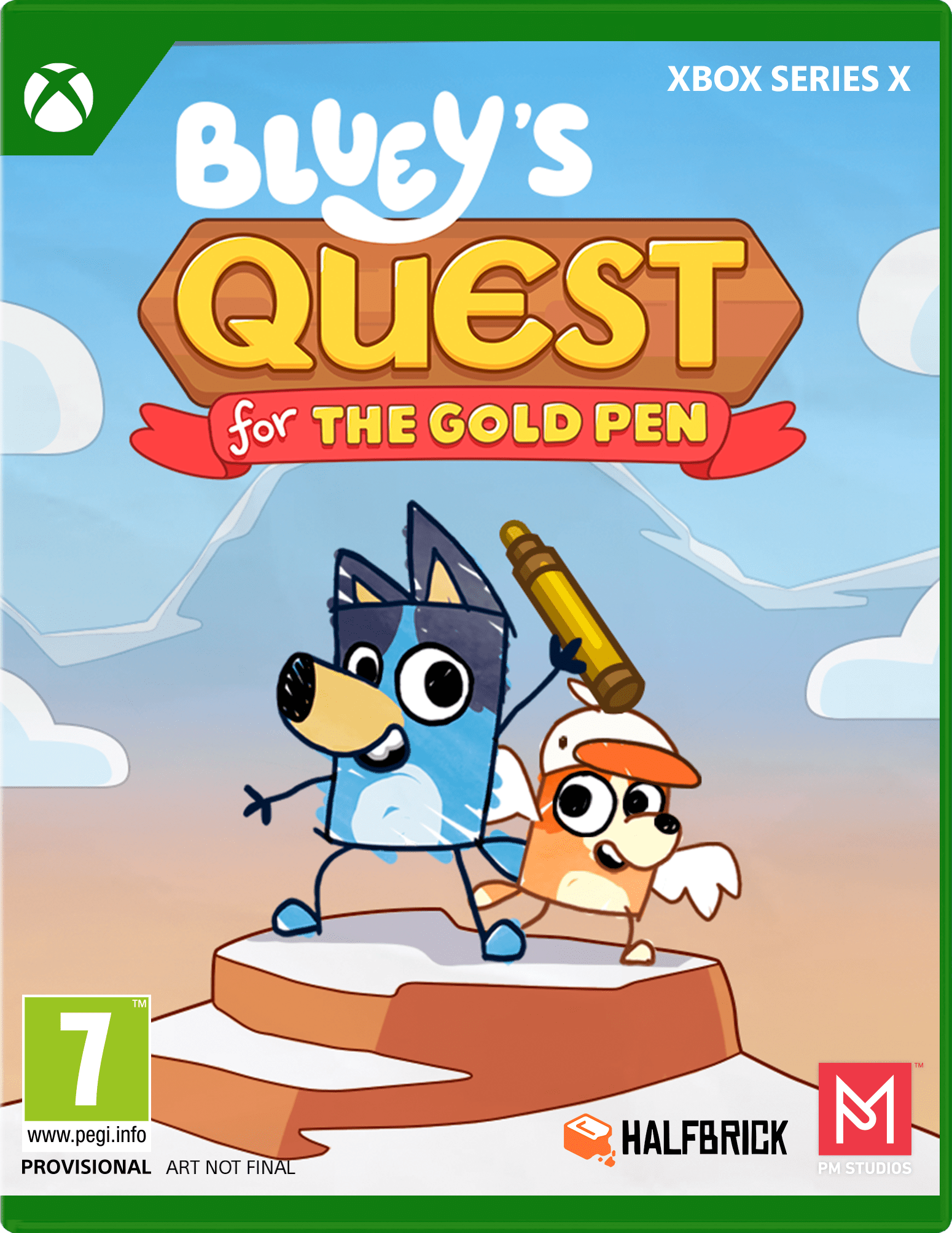 Bluey's Quest for the Gold Pen Xbox Series X - Jeux Vidéo Physique - UIE - Shop Just for Games