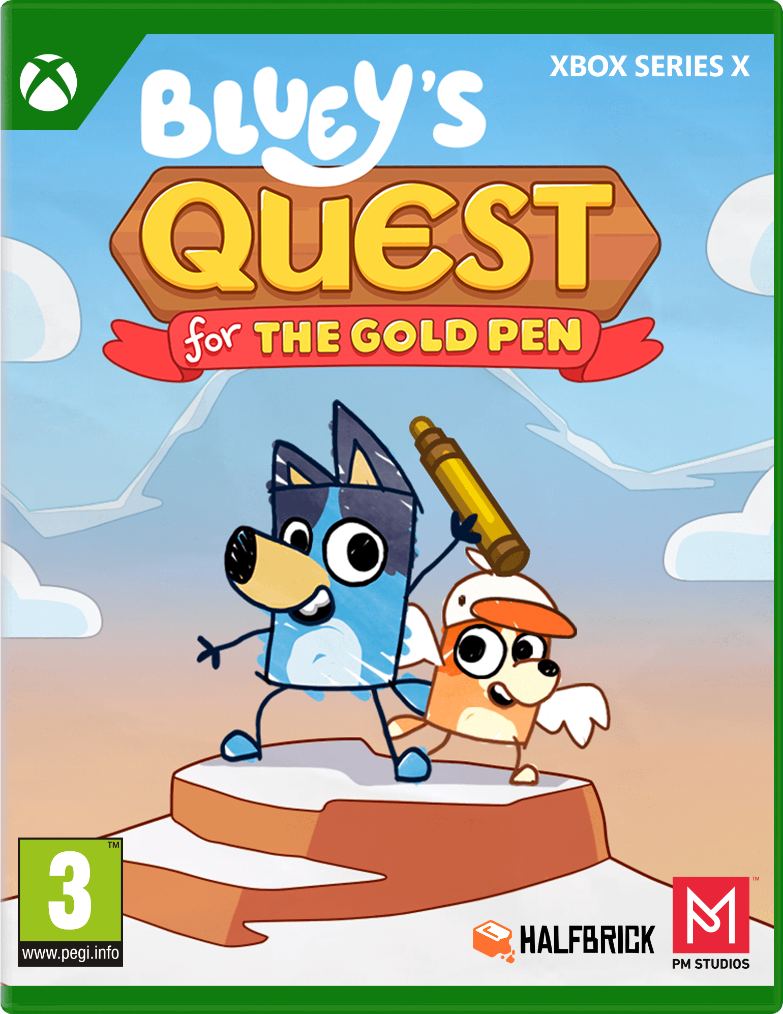 Bluey's Quest for the Gold Pen Xbox Series X - Jeux Vidéo Physique - UIE - Shop Just for Games