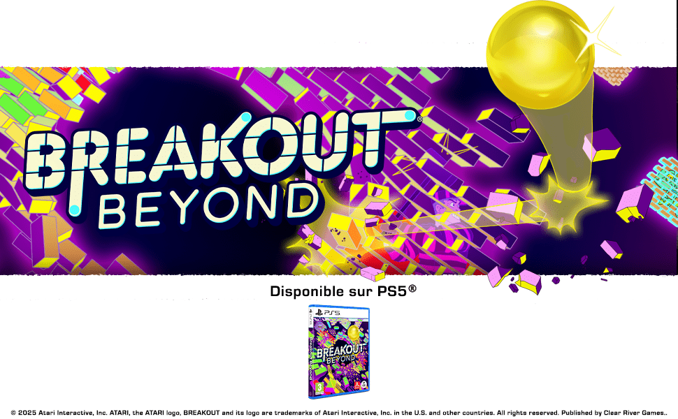 Breakout Beyond Playstation 5 - Jeux Vidéo Physique - Clear River Games - Shop Just for Games