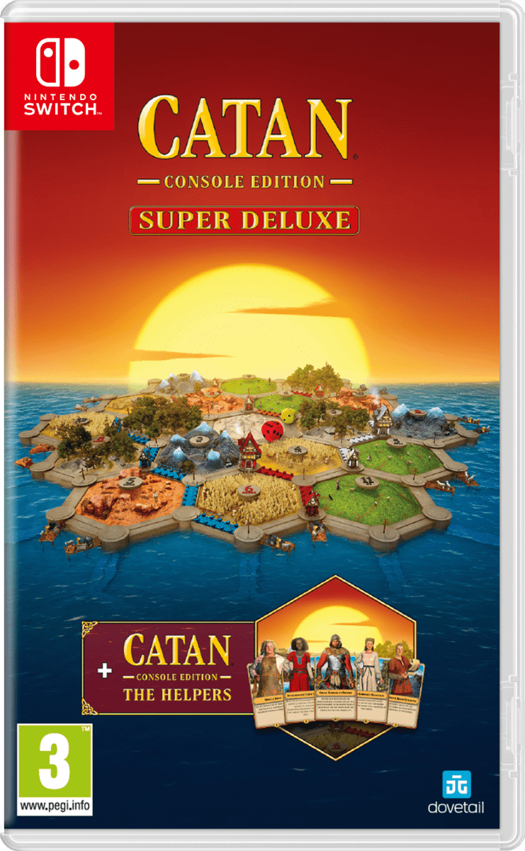 CATAN Super Deluxe Edition Nintendo SWITCH - Jeux Vidéo Physique - DOVETAIL Games - Shop Just for Games