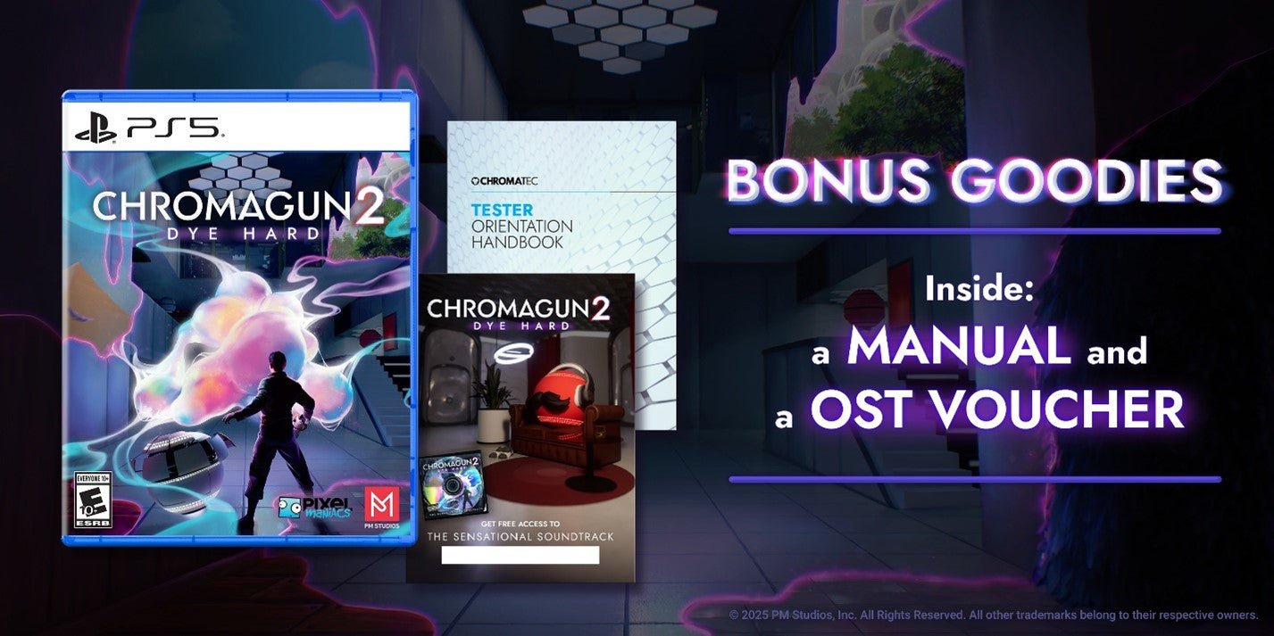 ChromaGun 2 Dye Hard PS5 - Jeux Vidéo Physique - UIE - Shop Just for Games