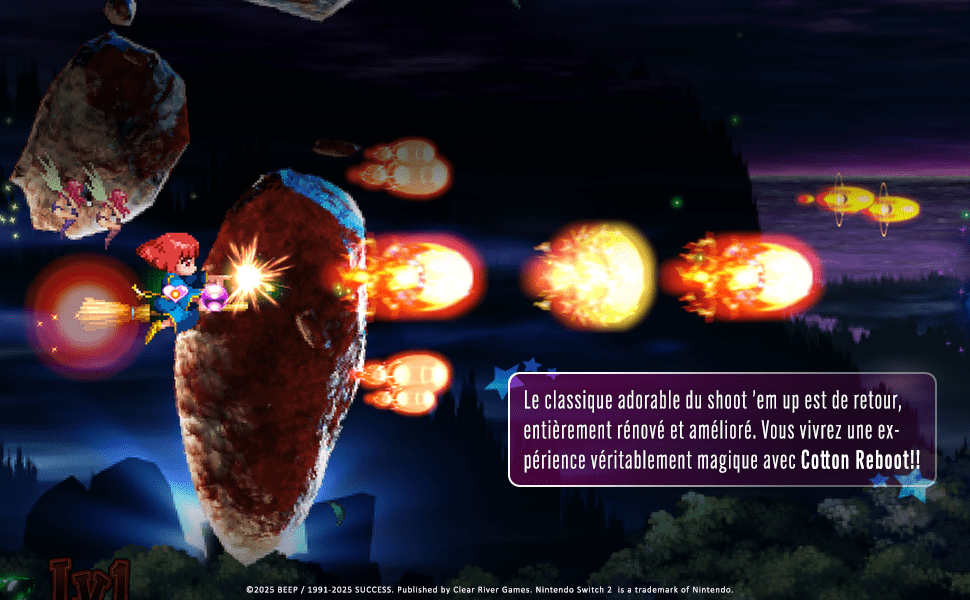 Cotton Reboot! SWITCH 2 - Jeux Vidéo Physique - Clear River Games - Shop Just for Games
