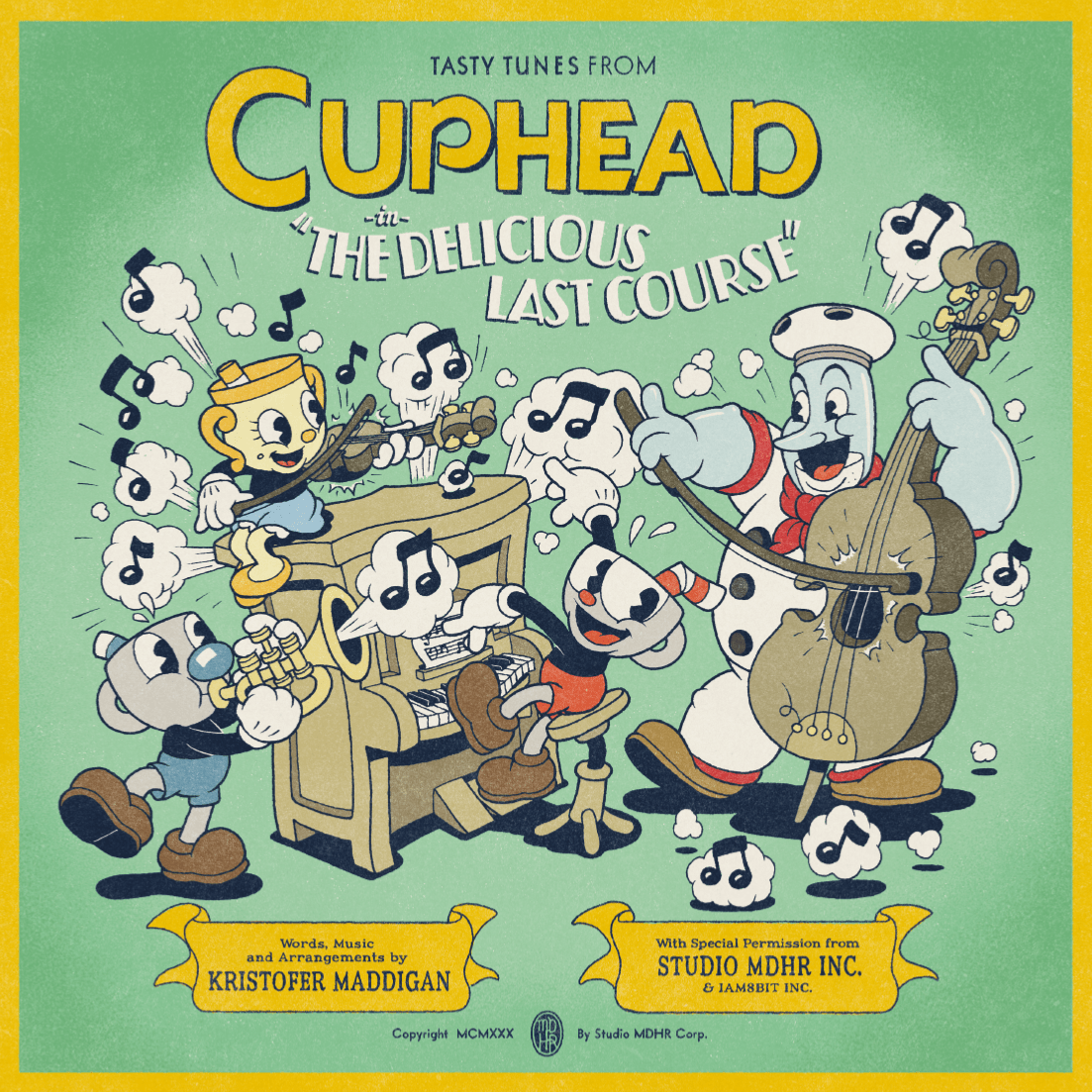 Cuphead The Delicious Last Course OST Vinyle - 2LP - Noir/Black - Vinyles - iam8bit - Shop Just for Games