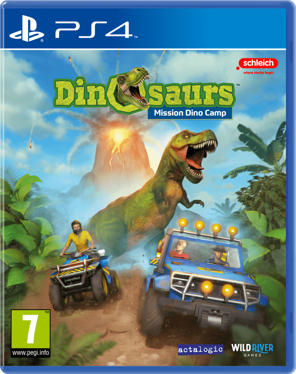 Dinosaurs Mission Dino Camp Schleich PS4 - Jeux Vidéo Physique - Wild River - Shop Just for Games
