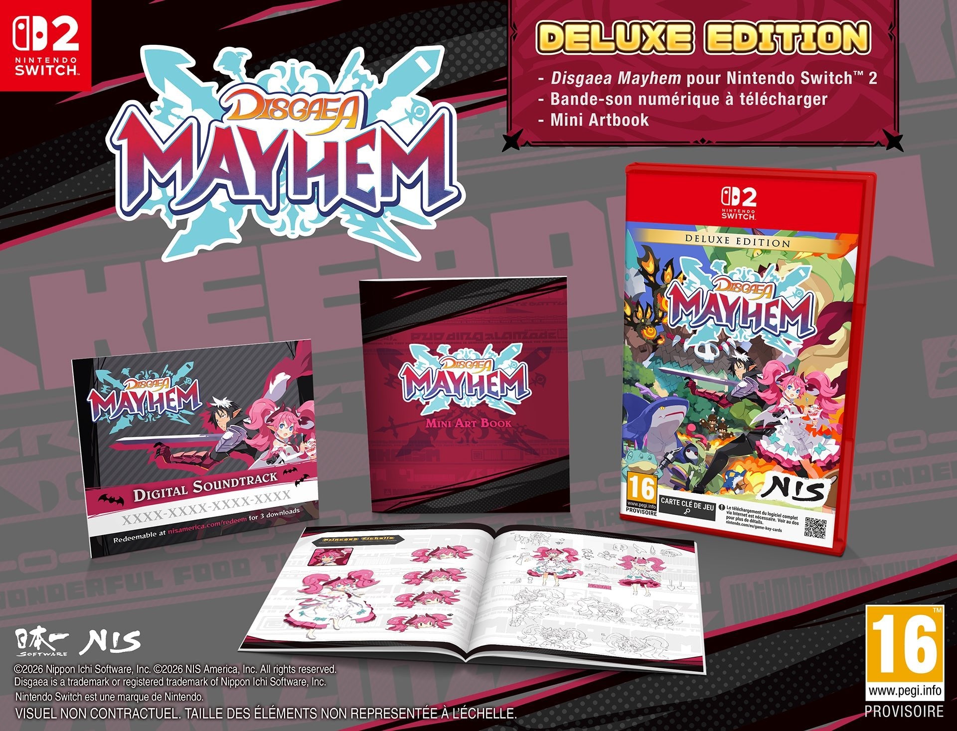 Disgaea Mayem Deluxe Edition SWITCH 2 - Jeux Vidéo Physique - NIS America - Shop Just for Games