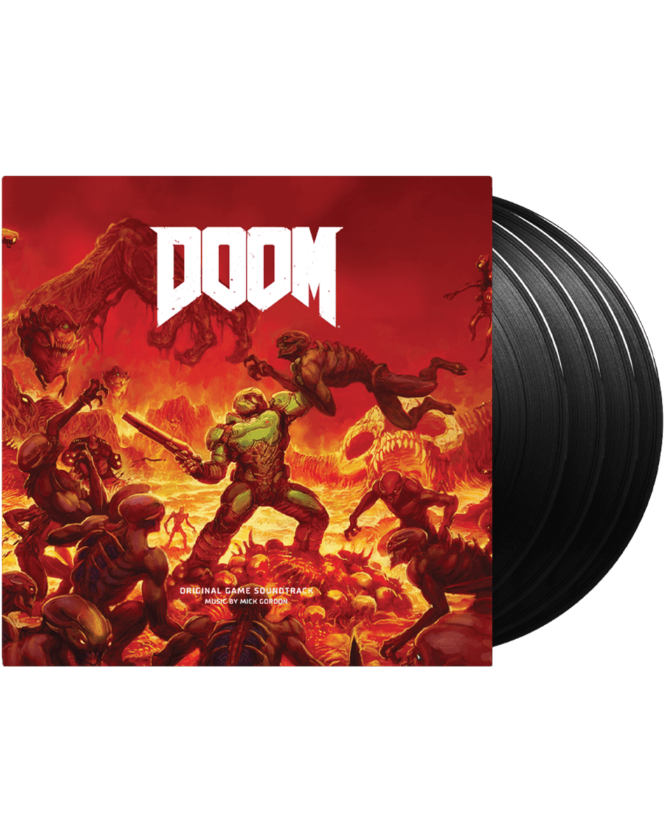 Doom 5th Anniversary Standard Edition 4 LP vinyles - Vinyles - Laced Records - Shop Just for Games