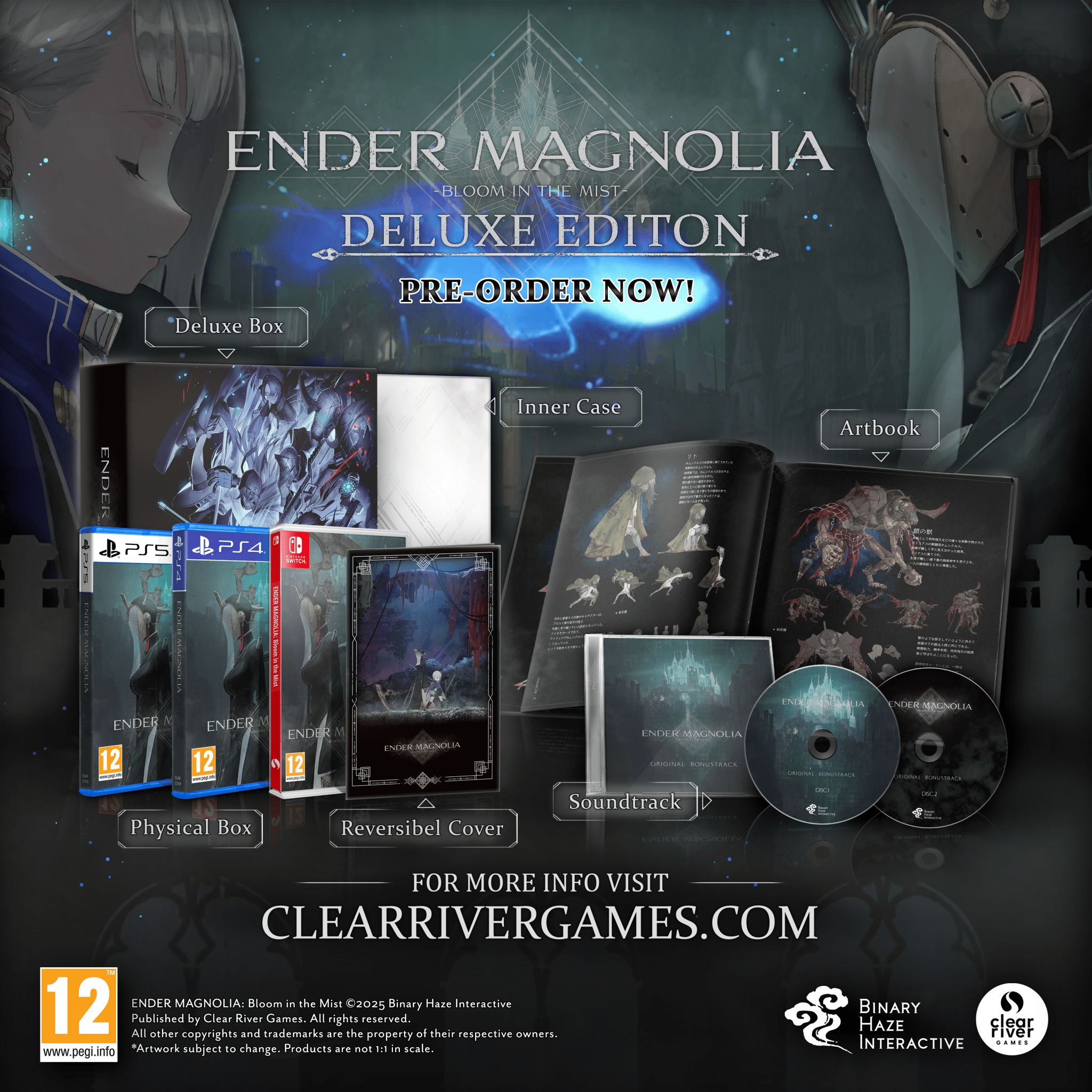 Ender Magnolia Bloom The Mist Deluxe Edition PS4 - Jeux Vidéo Physique - Clear River Games - Shop Just for Games