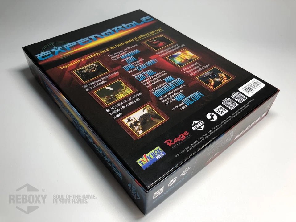 Expendable PC Edition Reboxy Classic (CD - Rom +Steam + GOG) - Jeux Vidéo Physique - Funbox - Shop Just for Games