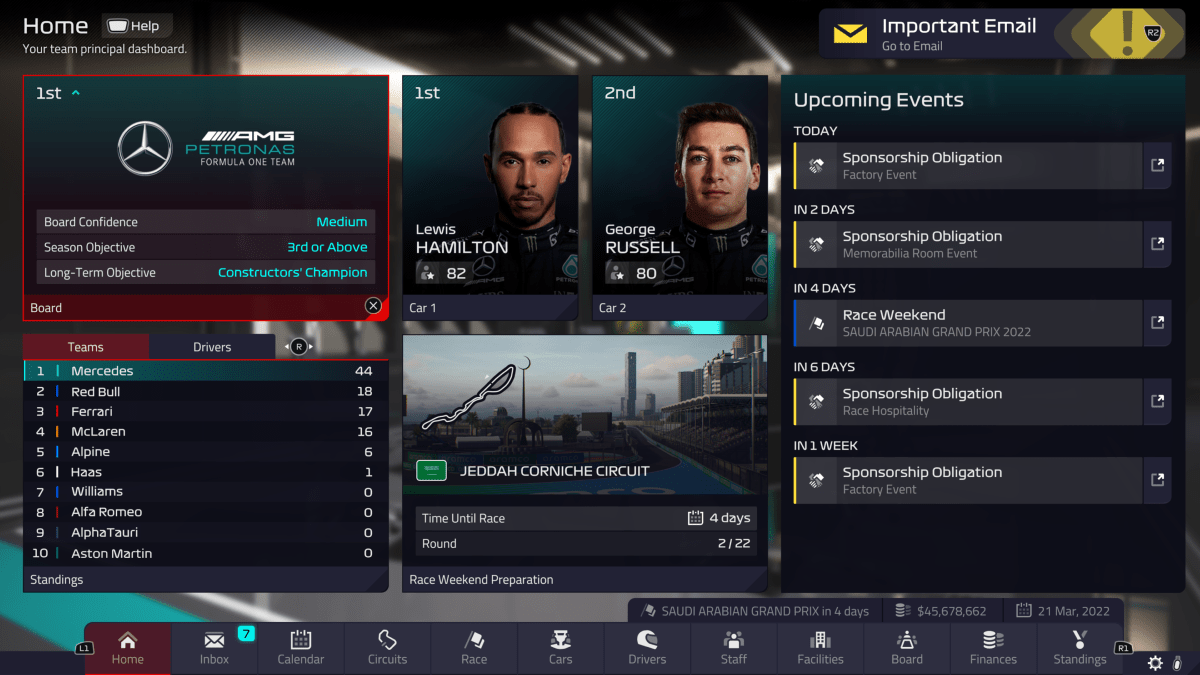 F1 Manager 2022 Xbox Series X / Xbox One - Jeux Vidéo Physique - Fireshine - Shop Just for Games