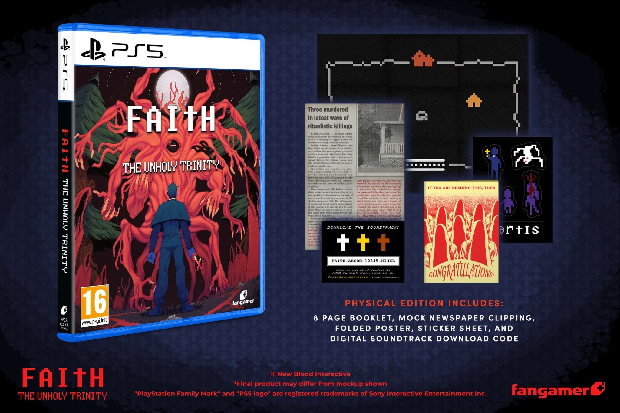 Faith The Unholy Trinity PS5 - Jeux Vidéo Physique - UIE - Shop Just for Games