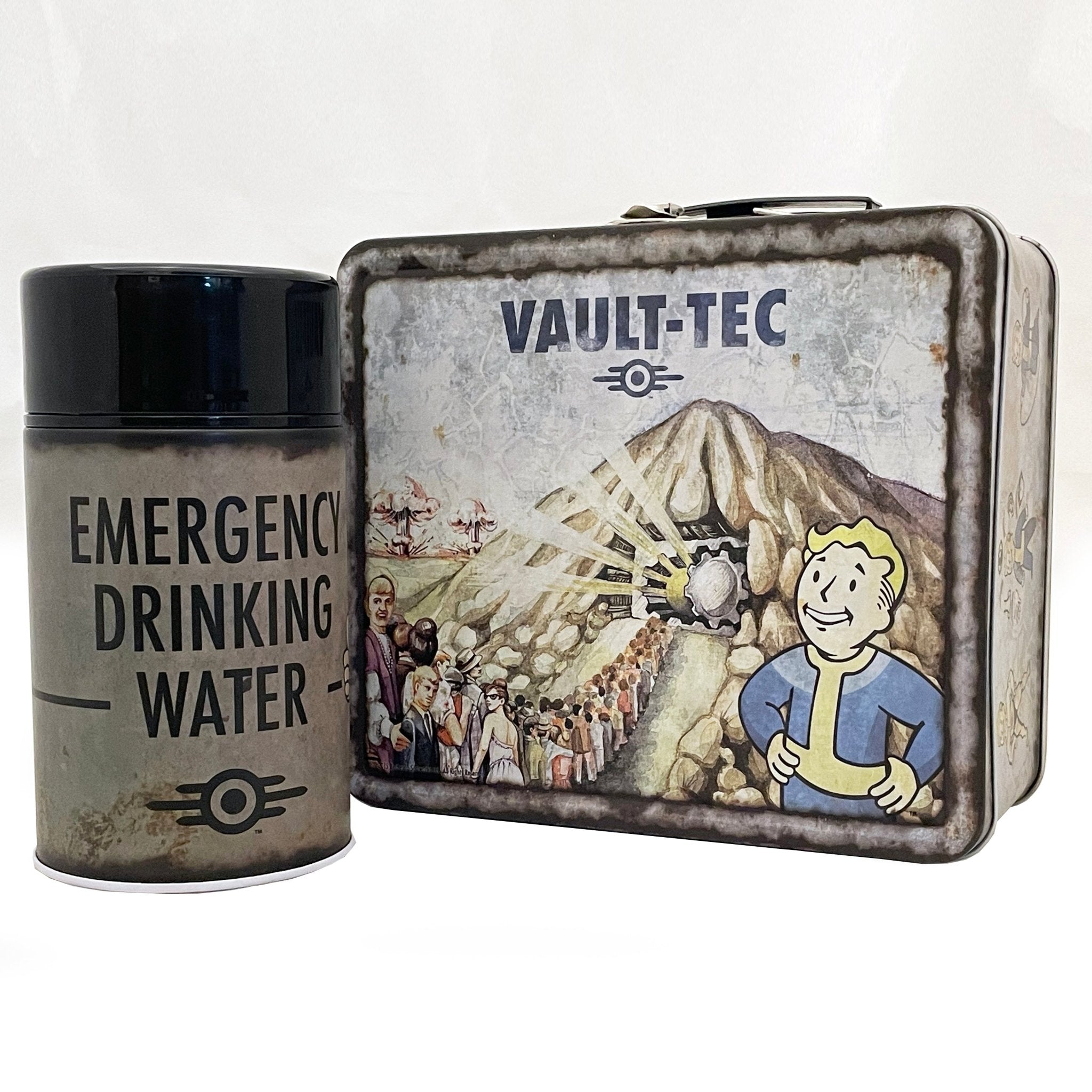 Fallout Weathered Vault - Tec Lunchbox & Flask - Lunch Boxe - UIE - Shop Just for Games