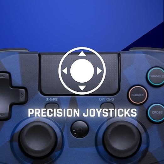 GamePad Camo Bleu sans fil pour PS4 - Snakebyte - Manettes - Snakebyte - Shop Just for Games