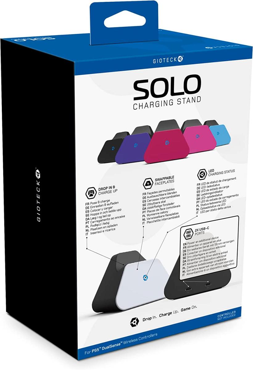 Gioteck Dock de charge pour manette PS5 DualSense - Câbles et Chargeurs - Gioteck - Shop Just for Games