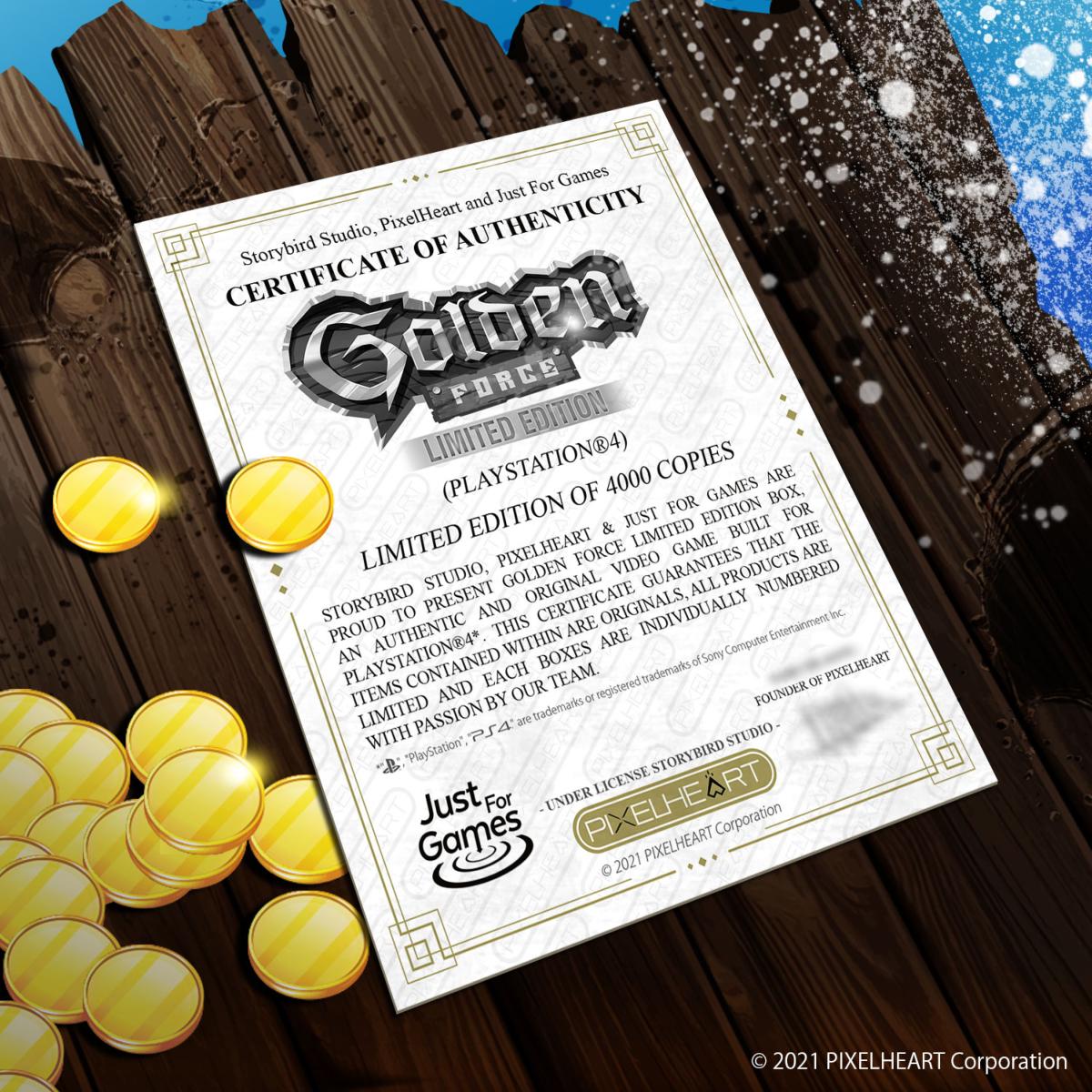 Golden Force Edition Limitée FuturePak PS4 - Jeux Vidéo Physique - PixelHeart - Shop Just for Games