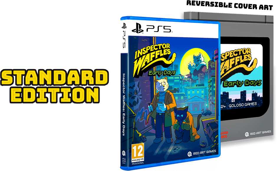 Inspector Waffles Early Days PS5 - Jeux Vidéo Physique - Red Art Games - Shop Just for Games