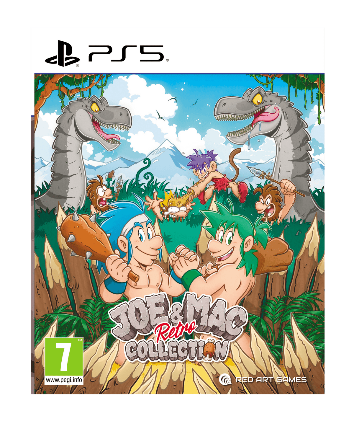 Joe & Mac Retro Collection PS5 - Jeux Vidéo Physique - Red Art Games - Shop Just for Games
