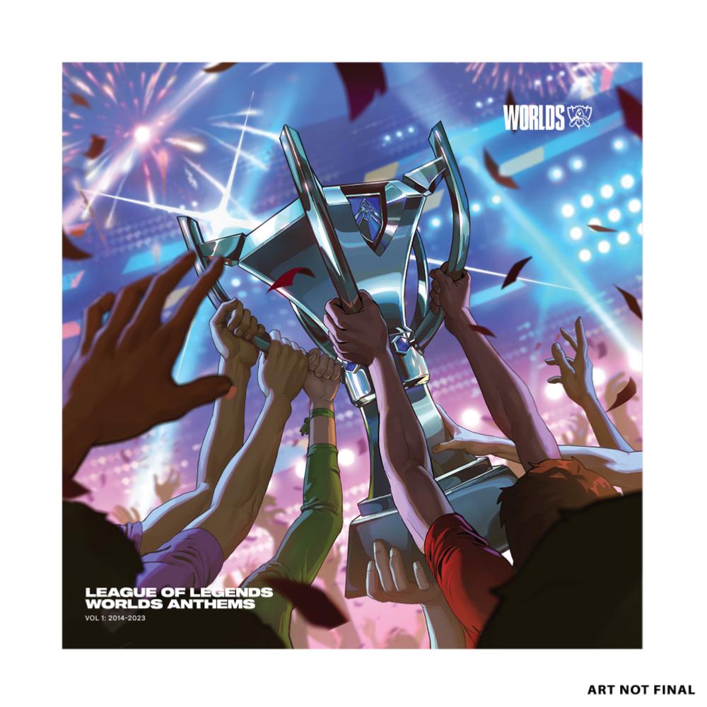 League of Legends Worlds Anthems Vol 1: 2014 - 2023 (Worlds Blue) Vinyle - 1LP - Vinyles - iam8bit - Shop Just for Games