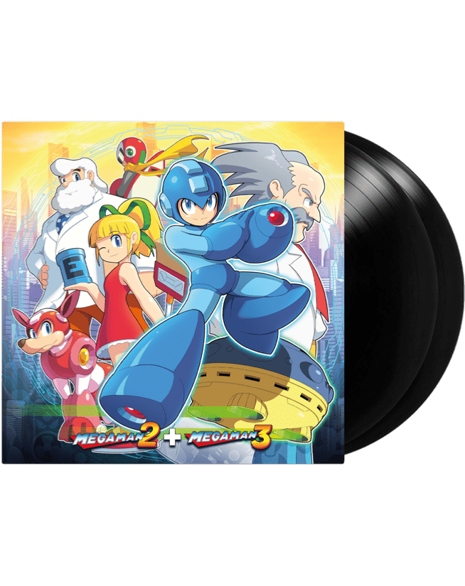 Mega Man 2 & 3 Vinyle (Original Soundtrack) - 2LP - Vinyles - Laced Records - Shop Just for Games