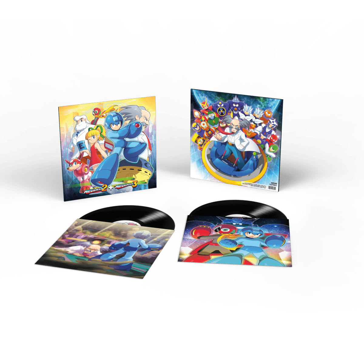 Mega Man 2 & 3 Vinyle (Original Soundtrack) - 2LP - Vinyles - Laced Records - Shop Just for Games