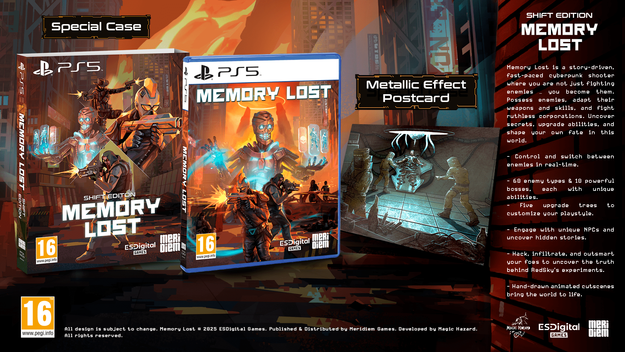 Memory Lost Shift Edition Playstation 5 - Jeux Vidéo Physique - Meridiem - Shop Just for Games