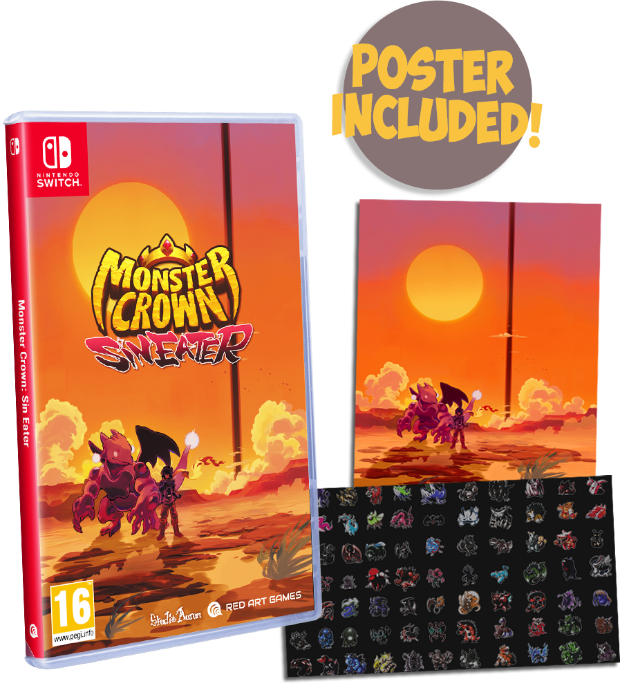 Monster Crown Sin Eater Nintendo Switch - Jeux Vidéo Physique - Red Art Games - Shop Just for Games