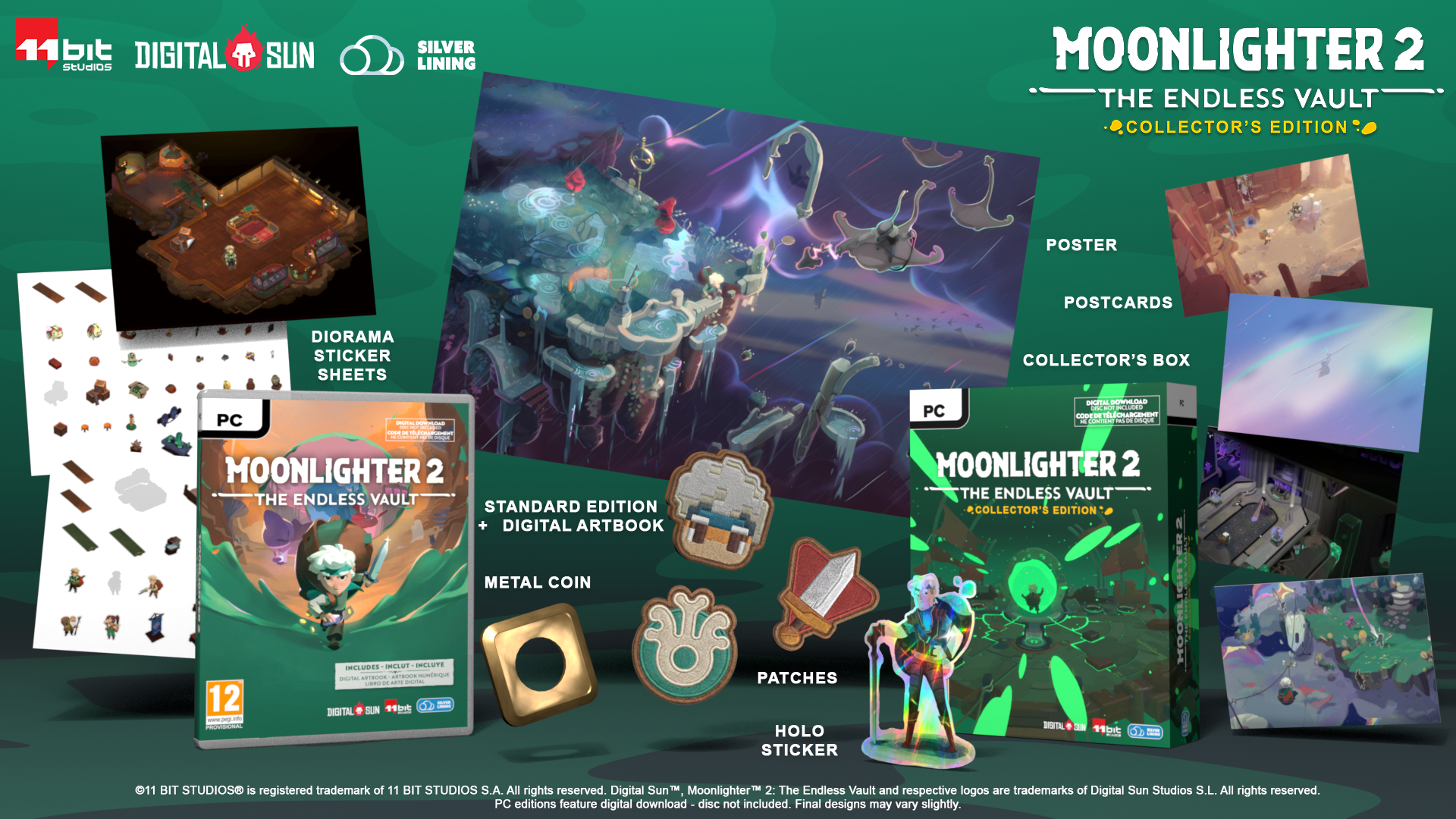Moonlighter 2 The Endless Vault Collector's Edition PC - Jeux Vidéo Code de Téléchargement - SILVER LINING - Shop Just for Games
