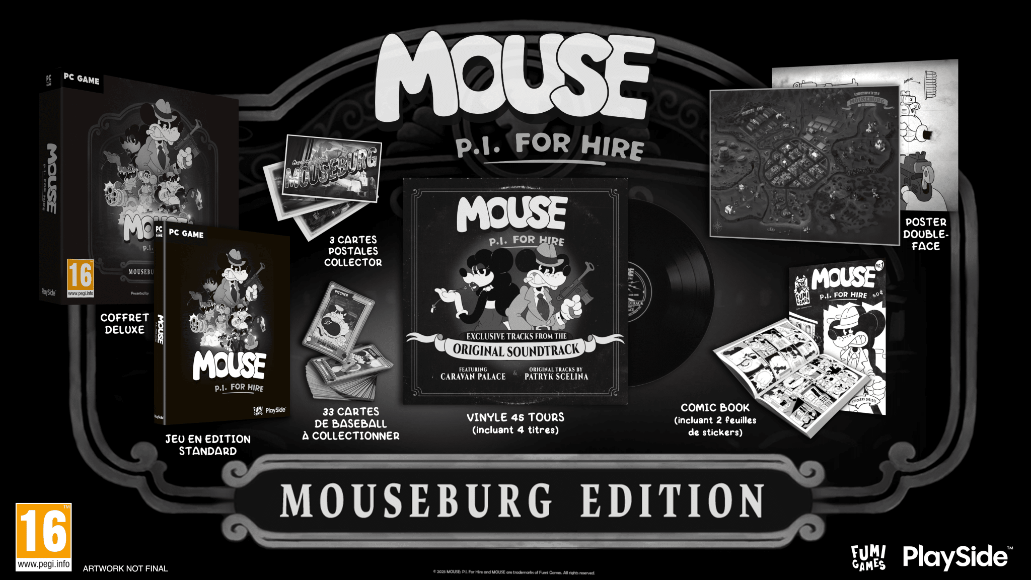 Mouse P.I. for Hire - Mouseburg Edition - PC Steam code - Jeux Vidéo Physique - UIE - Shop Just for Games