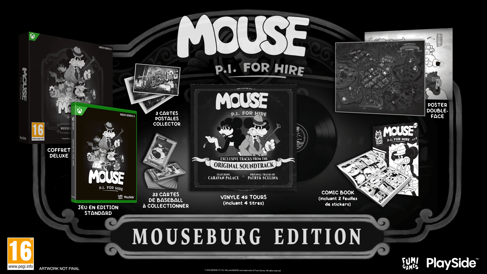Mouse P.I. for Hire Mouseburg Edition Xbox Series X - Jeux Vidéo Physique - UIE - Shop Just for Games