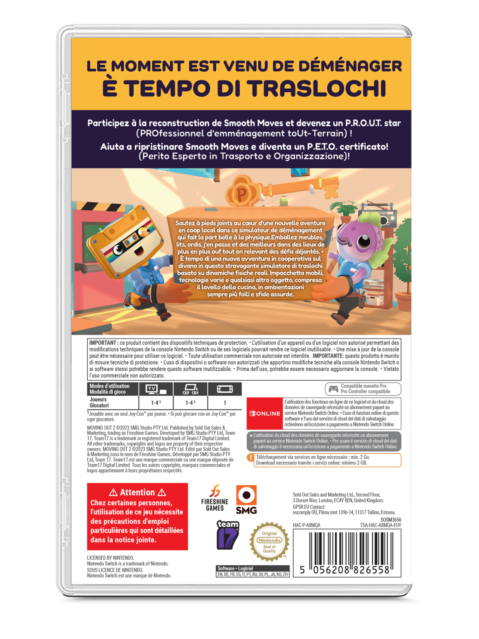 Moving Out 2 Nintendo SWITCH (Code de téléchargement) - Jeux Vidéo Code de Téléchargement - Fireshine - Shop Just for Games