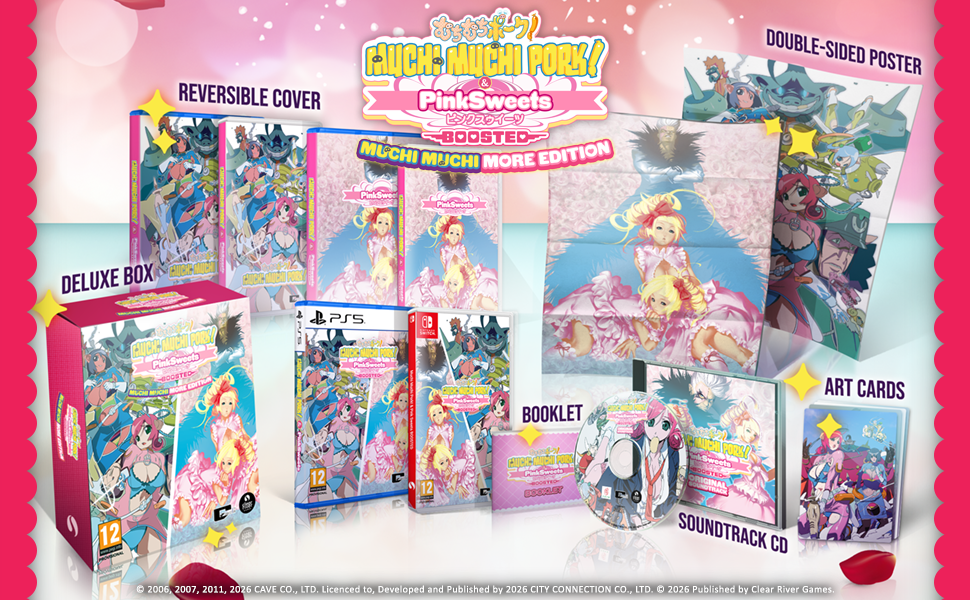Muchi Muchi Pork! & PinkSweets Boosted More Edition SWITCH - Jeux Vidéo Physique - Clear River Games - Shop Just for Games