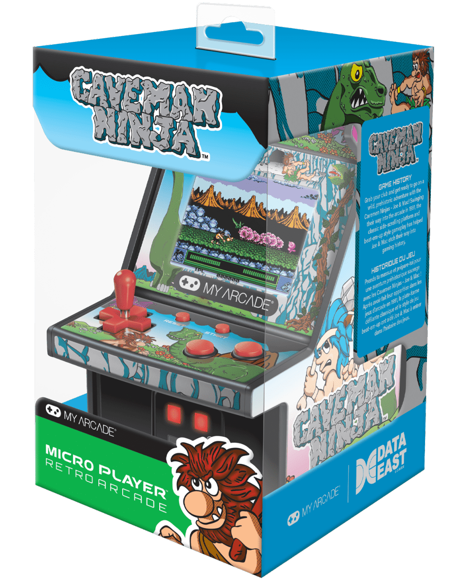 My Arcade - Micro Player Caveman Ninja - Console portable - My Arcade - Shop Just for Games