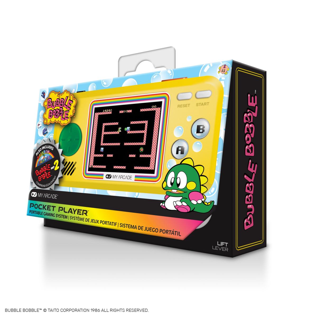 My Arcade - Pocket Player Bubble Bobble - Console de Jeu Portable - 3 Jeux en 1 - Console portable - My Arcade - Shop Just for Games