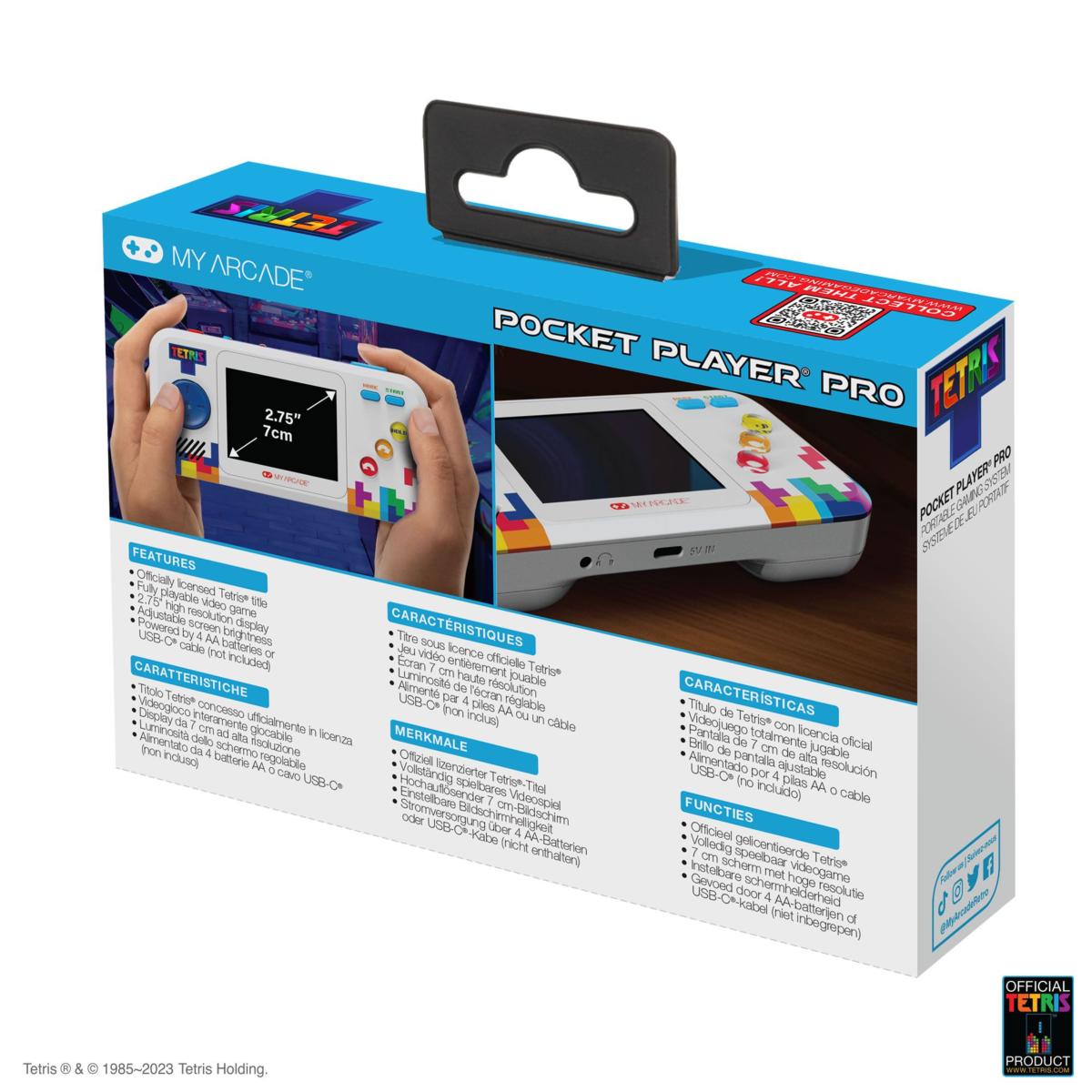 My Arcade - Pocket Player PRO Tetris - Mini Console Portable Retro - Console portable - My Arcade - Shop Just for Games