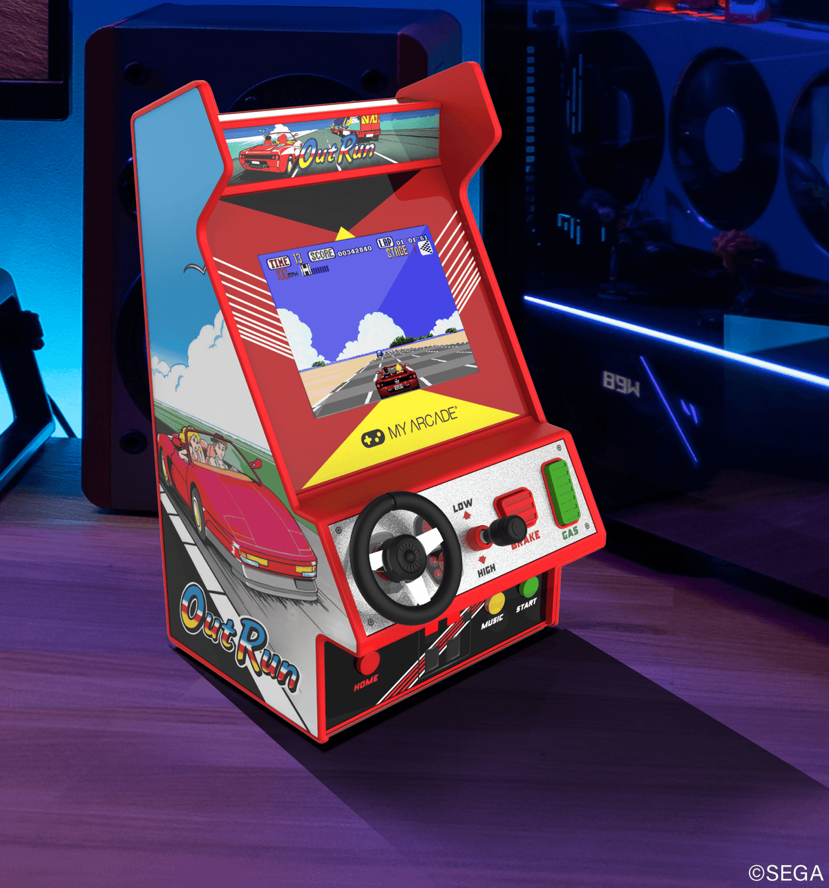 My Arcade Racing Player Out Run Portable Retro Arcade - Console portable - My Arcade - Shop Just for Games