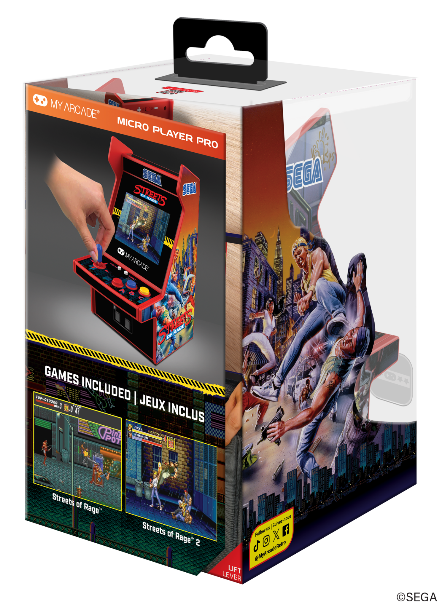 My Arcade - Streets Of Rage Micro Player Pro Portable Retro Arcade - Console portable - My Arcade - Shop Just for Games