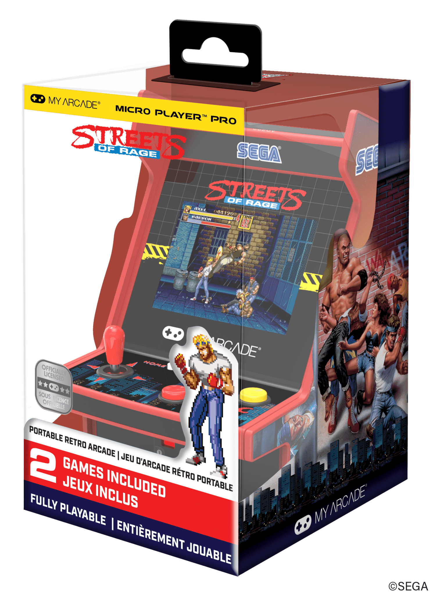 My Arcade - Streets Of Rage Micro Player Pro Portable Retro Arcade - Console portable - My Arcade - Shop Just for Games