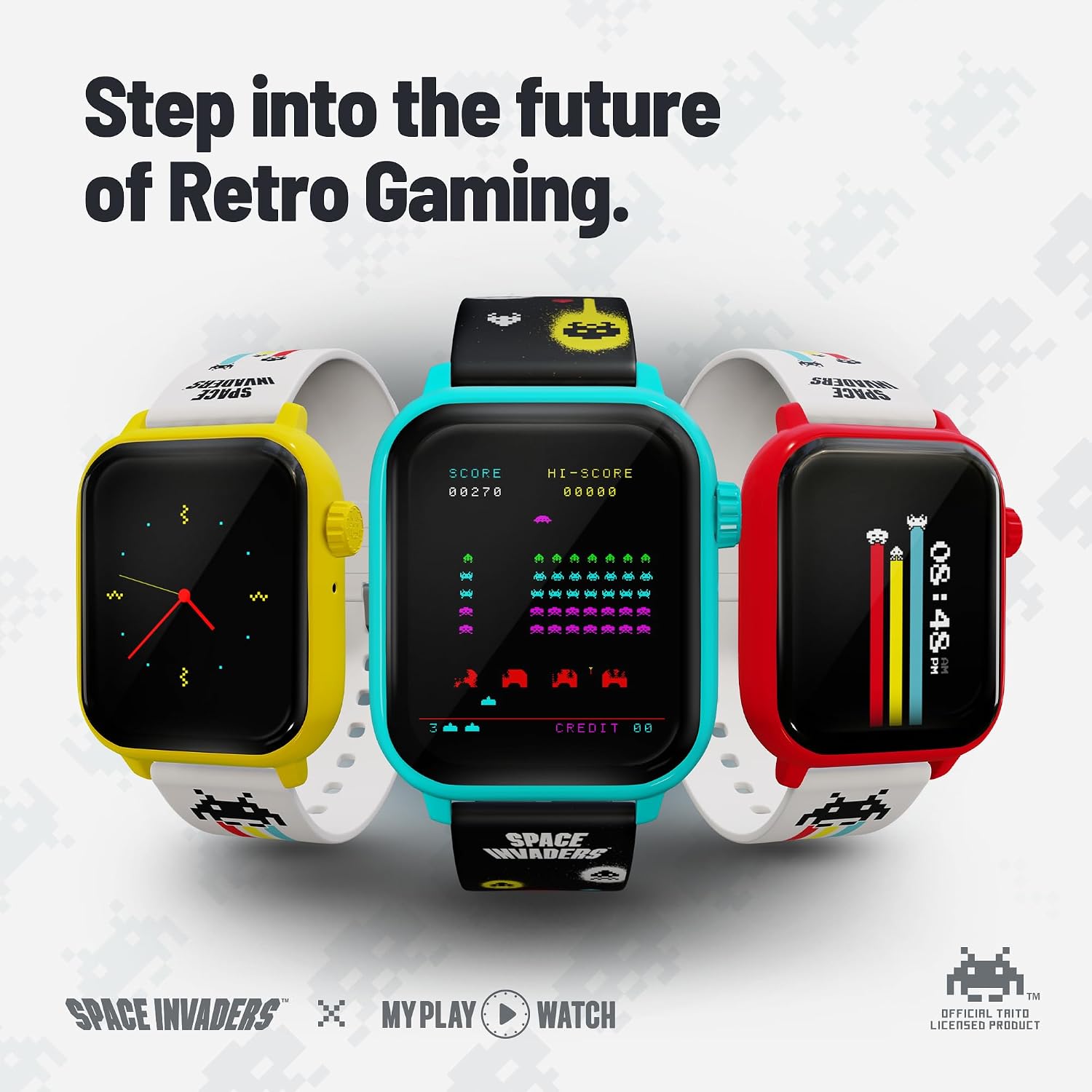 My Play Watch - Space Invaders Red Edition - Accessoires - MY PLAY WATCH - Shop Just for Games
