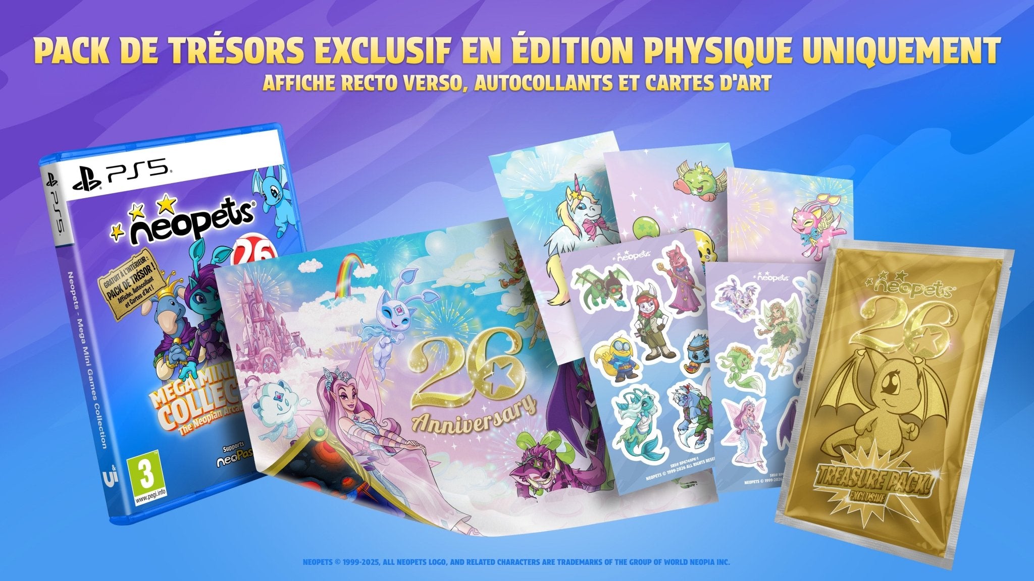 Neopets Mega Mini Games Collection Day 1 Edition PS5 - Jeux Vidéo Physique - UIE - Shop Just for Games